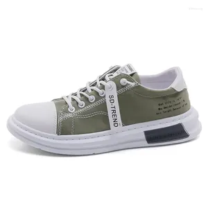 Scarpe da fitness Scarpe da ginnastica da uomo in tela vulcanizzata da uomo Moda Stringate Amanti solidi Coppia Gomma piatta Autunno Uomo casual