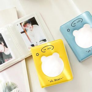 3inch Fotoğraf Albümü Hollow Heart Photocard Tutucu Karikatür Albümü KPOP Card Binder Mini Fotoğraf Albümü Mini Idol Kartları Topla Kitap