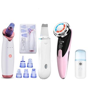 Face Massager Masr 4-In-1 Beauty Kit Rf And Ems Equipment Microflow Trasonic Skin Scrubber Black Head 230406 Drop Delivery Health Mass Dhf5F