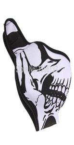 Skull Black Reversible Neoprene Half Face Mask Ski Snow Motorcykel Sport Biker1972572