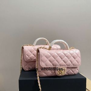 Factory Shop Design Bags Handbags Are Exported by Direct Mail Genuine Leather Womens Bag Classic Diamond Grid Chain Sheep Crossbody Trendy Fashion