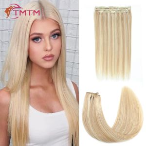 Estensioni clip dritta in peli umani estensioni 3 pezzi BALAYAGE CLIP in Virgin Human Hair Extensions for Women 1523 pollici