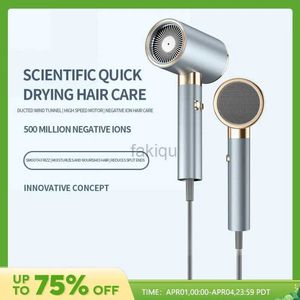 Hair Dryers Scientific Quick Drying Hair Care Negative Ion High Speed Motor Technological Temperature Sensing Innovative Concept 240401