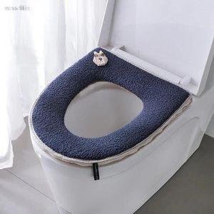 Tuvalet koltuğu kapaklar vanzlife sevimli oyuncak kadife kapağı kış fermuarlı tip sıcak conta