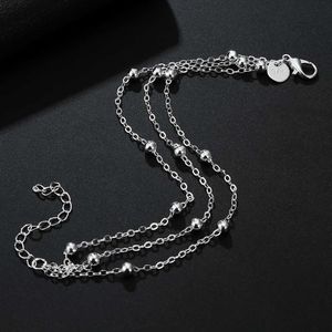 Kedjan helt ny lyxdesigner 925 sterling silver vacker tofs pärla armband lämpligt för kvinnor mode fester bröllop smycken par gåvor q240401