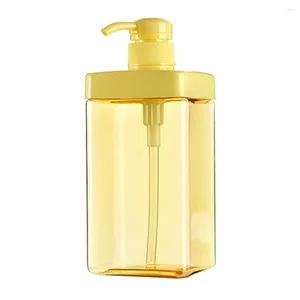 Flüssige Seifenspender 800 ml tragbare Handpumpe Shampoo Behälter Zufällige Farbdusche für Badezimmer Körperwaschkosmetikflaschen