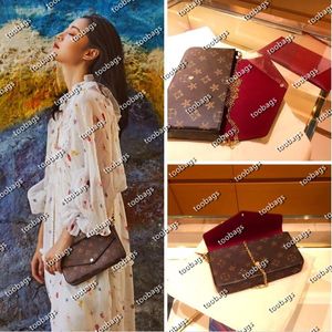 Designer Pochette 3 PCS plånböcker Kvinnor Läder lyxiga messenger axelväska koppling lvse crossbody lvities handväska m61276 multi 10a lousis handväska vouton handväska louies