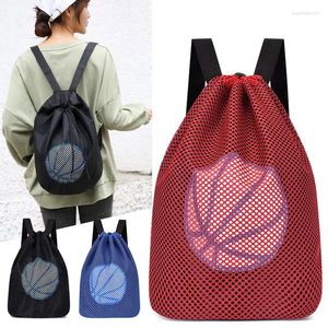 Backpack Outdoor Sports Drawstring For Women Men Fitness Volleyball Basketball Storage Bag Training