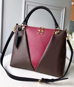 Stile di alta qualità completo luxuri deasignears v tote mm borse borse a tracolla in pelle borse da donna Borsa di grande capacità 36 cm1866424