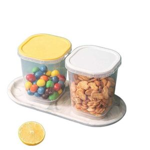 Förvaringslådor bins fyrkantiga förseglade lådor bakmatssnack arrangör frukt drick kylskåp container mti kök containrar dropp leverans ho dhb0i