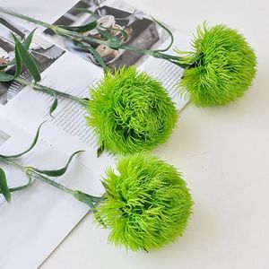 Kwiaty dekoracyjne 2 szt. Dekoracja ślubna sztuczne rośliny biuro sztuczna aranżacja kwiatowa elegancja miękka pvc w pomieszczenia