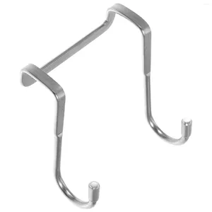 Hooks 2 Pack Over Cabinet Door Double Strong Stainless Steel Multiple Use S Shaped Hanging The For Kitchen