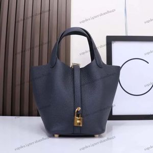 Women's Designer Tote Bag, Premium TC Leather Semi-Handmade Fashion Large Capacity Shopping Bag with Original Gift Box Packaging