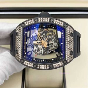 Relógio masculino de luxo esqueleto relógio 40mm movimento mecânico automático aço inoxidável relógio feminino cozido azul relógio elegante feminino 0ed3