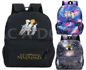 حقيبة الظهر 2022 The Neverland Cosplay Student School Cags Women Casual Travel Rucksack Cartooncbag Book Bag Bag Teens9274295