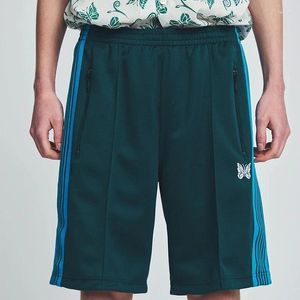 Pantaloncini da uomo Estate Ventilare Aghi Est Uomo Donna Alta qualità 1:1 Farfalla Ricamo Moda Allentato Accogliente Tutto-fiammifero Streetwear