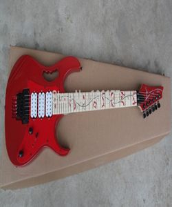 Все аксессуары высшего качества из Кореи Ibz JEM 7V HHH Floyd Rose Red Tree of Life, инкрустация, электрогитара 4052657