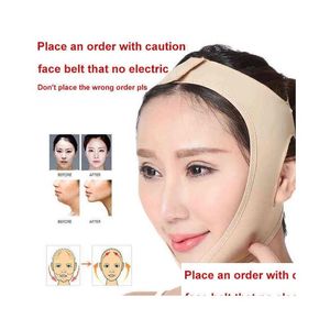 Dispositivos de cuidados faciais Miclogurrent V Shape Lifting Ems Slimming Masr Double Chin LED Light Therapy Lift Device 29 Drop Delivery Health Bea Dhawa