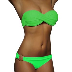 2024 Donne sexy ad alta vita in bikini costumi da bagno da bagno femminile traiugale per Thong Brasilian Set da bagno Bather 240327