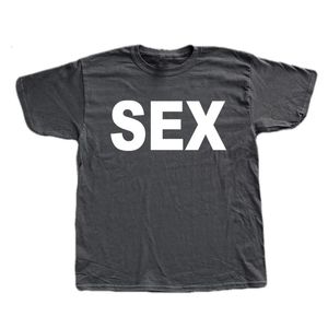빈티지 재미있는 섹스 프린트 T 셔츠 그래픽면 스트리트웨어 짧은 소매하라 주쿠 O- 넥 티셔츠 남성 의류 스트리트웨어 탑 240320