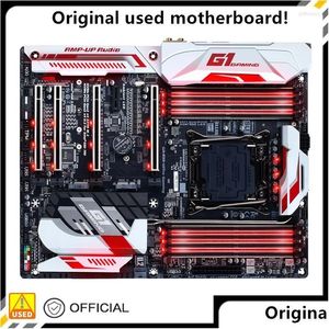 GA-X99- 트래 가밍 용 마더 보드 X99- 트래-게임 사용 오리지널 인텔 X99 소켓 LGA 2011-3 V3 DDR4 마더 보드 LGA2011 메인 보드 드롭 OT8CL