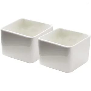 Pratos 2 peças açucareiro tempero prato molho tempero recipiente adoçante prato de soja cerâmica condimentos recipientes