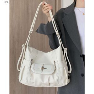 New Bag Womens Pu Versatile Large Capacity Tote Unique Design Commuter Crossbody Student Travel