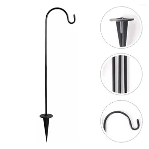 Hooks Iron Floor Plug Hook For Garden In-Ground Hanging Shepherd Shepherds Plant Stand Flags