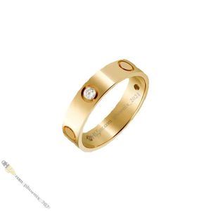 Love Jewelry Designer for Women Gold Ring 3 Diamonds Titanium Steel Rings Gold-Plated Never Fading Nongergic, Store/21621802