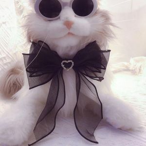 Dog Apparel Pet Collar Fairy Bow Tie Accessories Cat Jewelry