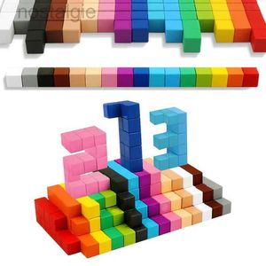 Bloki Build Blocks Projektant Kolorowe ABS Kostki Bloki DIY Model Education Matematyka Matematyka Zabawki urodzinowe dla nastolatków 240401