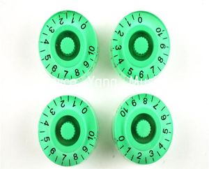 1 conjunto de 4 peças botões de guitarra elétrica verdes transparentes para guitarra elétrica estilo gibson lp wholes1201428