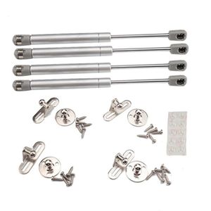 Atv Parts 4Pcs 100N 22 5Lb Bracket Front Hood Hinge Steel Rv Pneumatic Gas Spring Lift Support Furniture Cabinet Strut Bar293Q Drop De Ot9Vi