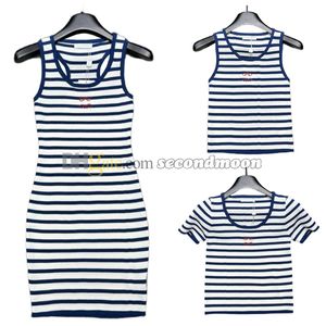 Mulheres U Neck Tanks Stripe Print Sport Top Designer Bordado Colete Elástico Camiseta de Malha