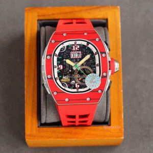 디자이너 시계 럭셔리 남자 시계 고품질 시계 방수 스테인리스 스틸 다이얼 41mm 사파이어 거울 자동 기계식 코어 시계 Richar Watch 6hob