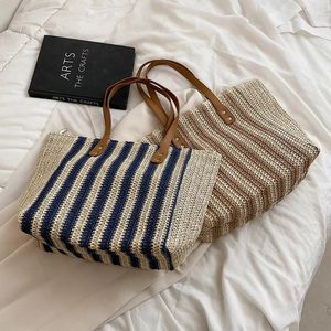 Borse da sera Spalla estiva sotto le ascelle intrecciata in paglia per le donne Borsa da spiaggia al mare Totes Borsa per la spesa per ascelle per il tempo libero