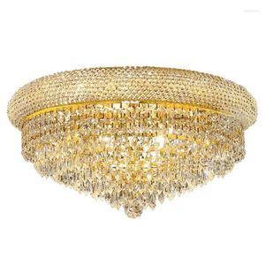 Ceiling Lights Modern Crystal Light For Living Room Kitchen Island Home Decor Gold Hanging Led Luxury Cristal Lustre Lamp