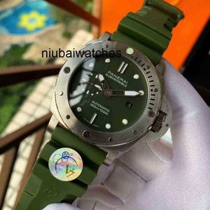 High Mens Watch Quality Designer Automatic Mechanical Series Military Green 45mm Frosted Fine Steel Sr46