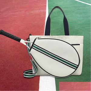 Borse da esterno Borsa da tennis Borsa da tennis Porta racchetta staccabile Custodia per pickleball Borsone da trasporto Resistente all'acqua Consegna a goccia Dhdim