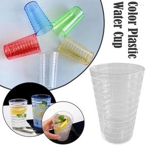 Mugs Transparent Water Cup Household Acrylic Light Luxury Large Single Coffee Juice Milk Layer Capacity Toothbrush Tea V5H8