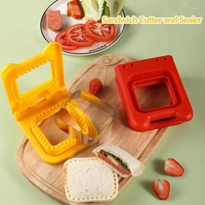 Baking Tools Square Sandwich Cutter And Set For Children Kids DIY Making Cookies Mold Pancake Maker Embosser Food Molds Kitchen