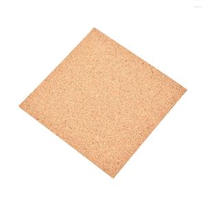 Tapetes de mesa tapetes de cortiça prática de alta qualidade duráveis para casas de apoio 10pcs Backing Bares de barras auto-adesivas DIY 100 x 1 mm