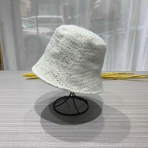 2021 Autunno e inverno Nuova edizione coreana con paillettes piccole fragranze da pesca da pesca alla moda versatile cappello da ciotola casual