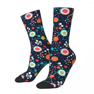 Men's Socks Happy Biology And Chemistry Retro Science Pattern Harajuku Novelty Crew Sock Gift Printed