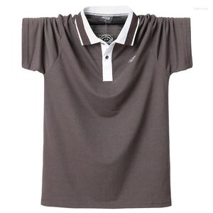 Polo da uomo Moda arrivo Polo estiva grande Polo in puro cotone di alta qualità a maniche corte Taglie forti M L XL 2XL 3XL 4XL 5XL 6XL