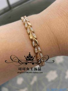 1to1 Seiko Edition Original Brand Logo Womens Bracelets S925 Sterling Silver Tiffancy 18k Rose Gold Diamond Victoria Hinged Bracelet High Quality Bangles