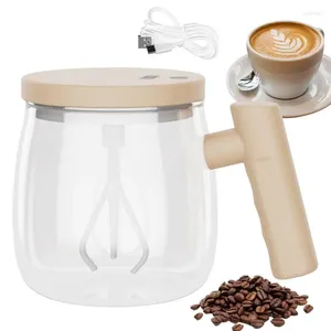 Mugs Electric Mixing Cups For Drinks Self Stirring Coffee Cup Creamer Blender Mug Waterproof Glass Mixer Kitchen Accessorie