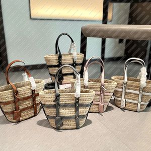 Woven Handbags Designer Tote Bag Summer Beach Bags lafite grass weaving bags Women Bags Fashion Shoulder Bags Underarm Bags Mini Shopping Bags Tote Handbag Mommy Bag