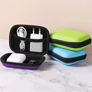 Storage Bags Travel Bag Portable Earphone Data Cable Box Zero Wallet Organizer Electronics Accessories