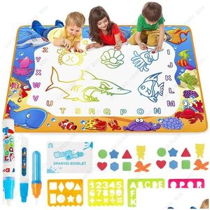 الرسم اللوحة لوازم Coolplay Magic Magic Ding Mat Coloring Doodle مع Play Montessori Toys Board Educational 240117 Drop Delive DH5VG